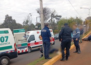 Joven de 20 años murió tras despistar con su motocicleta en Oberá