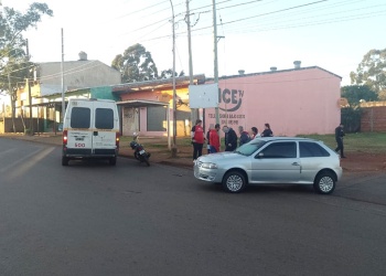 Motociclista herido tras colisionar con un auto en Posadas