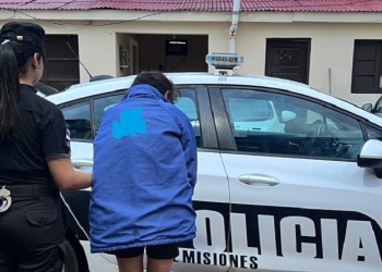 Mujer atacó a machetazos a la policía y a dos menores, causó daños en la vía pública y terminó detenida