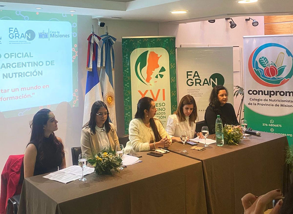 Presentaron en Buenos Aires el Congreso Argentino de Graduados en Nutrición