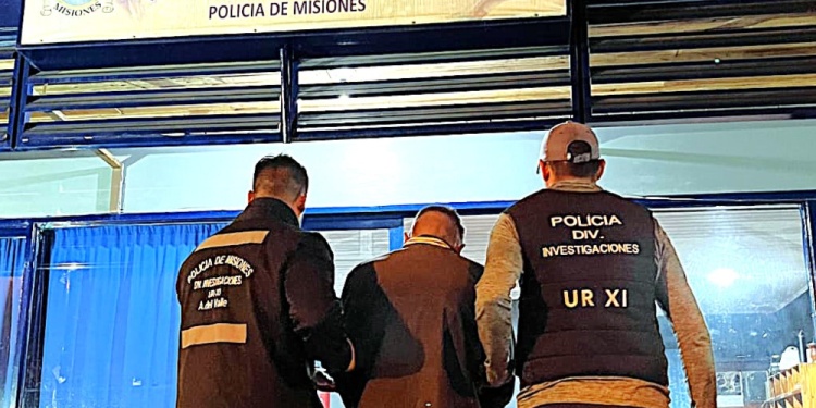 ENCONTRADO. La policía respondió al alerta del Servicio Penitenciario.