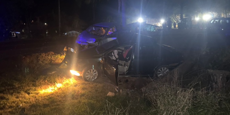 TRAGEDIA EN LA RUTA 211. El choque además de una víctima fatal, dejó un herido de gravedad.