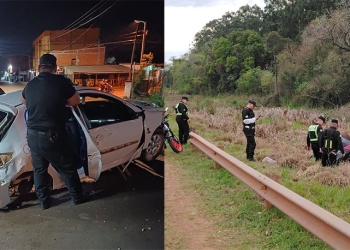 Tres personas lesionadas en siniestros viales en Misiones