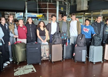 De Posadas al corazón de Europa: estudiantes del Gutenberg arrancaron su viaje educativo