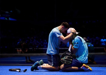La noche perfecta e histórica de Augsburger: campeón y MVP en el P1 de Madrid de pádel