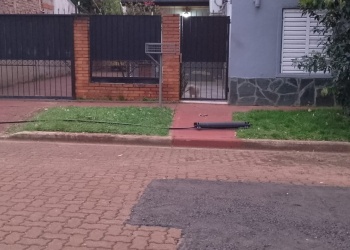 Posadas: robo de cables en el barrio Club Vial terminó con un detenido