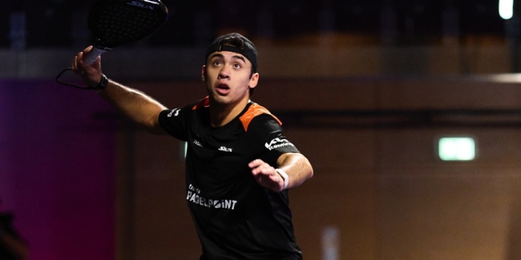 MIRADA FIJA. Leo, ayer, en suelo alemán. Uno de los objetivos es seguir subiendo en el ranking mundial.