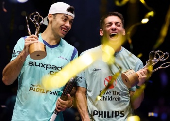 Pádel: Leo ya Augsburger  está en el Top 15 mundial