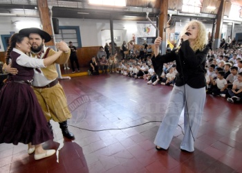 Artistas compartieron el legado chamamecero con estudiantes