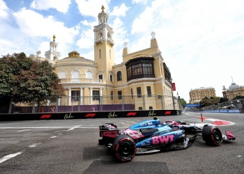 Colapinto cerró el viernes de pruebas con Alpine en el GP de Azerbaiyán: cómo le fue