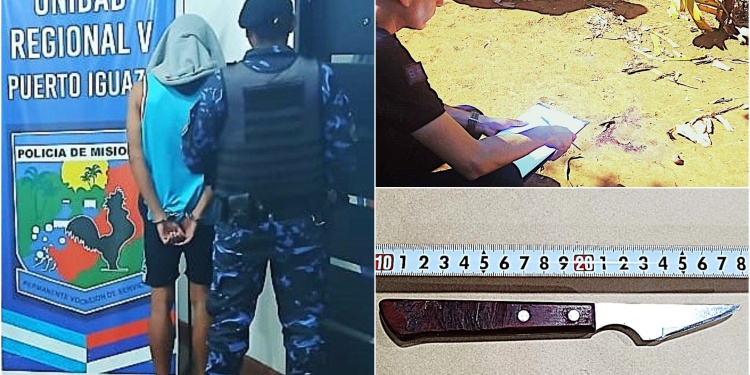 ESCENARIO. Los rastros de sangre quedaron esparcidos en el trillo donde fue perseguida y atacada Juana hace cuatro meses.