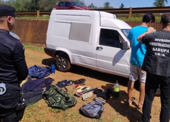 Robos en serie en Garupá: un detenido y un utilitario repleto de objetos robados