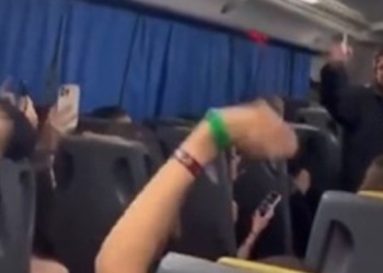 Video: indignación por cánticos antisemitistas de egresados de Canning en Bariloche