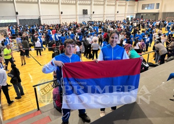 La delegación misionera ya viaja rumbo a los Juegos Evita en Mar del Plata