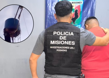 Cayó ladrón en Posadas con parte del botín escondido en el tanque de agua