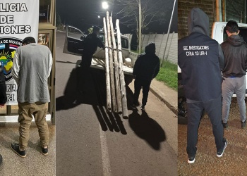 En menos de 24 horas detuvieron a tres sospechosos de robos en Posadas