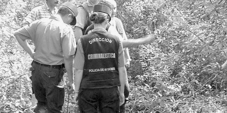 El lugar donde, tras violarla y estrangularla, el asesino abandonó el cadáver de Tamara