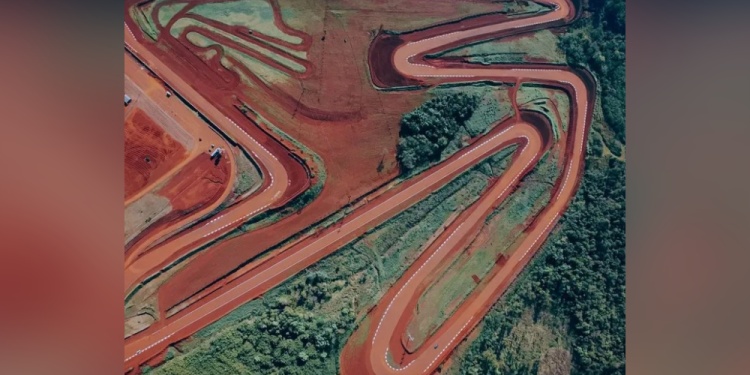 DESDE EL AIRE. Así luce el autódromo de Eldorado, escenario de la séptima. (Gentileza C.Reble).