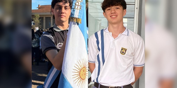 PREMIADOS. Los estudiantes cursan 6º y 5º año del nivel secundario.