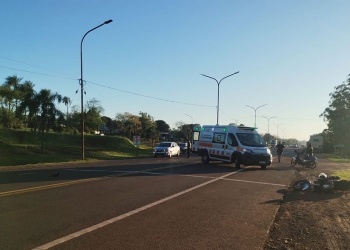 Choque entre dos motocicletas en la ruta 14 dejó a dos mujeres heridas