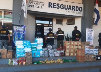 Allanan cadena de supermercados de Itapúa por contrabando de mercaderías