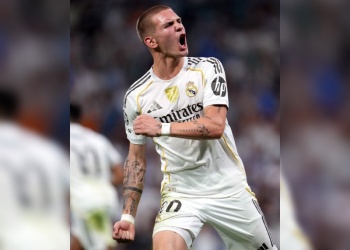 Video: Mastantuono marcó su primer gol con el Real Madrid