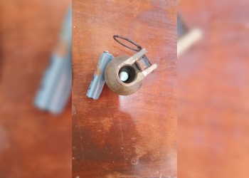 Alem: hallaron una granada en el patio de una vivienda