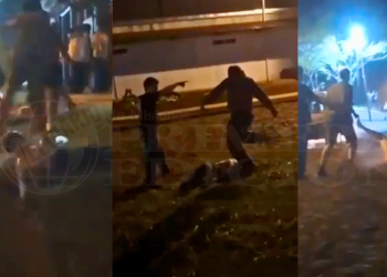 Indignación en Wanda: videos muestran brutal pelea entre jóvenes a la salida de una fiesta