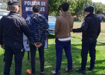 Leandro N. Alem: detienen a dos hombres acusados de atacar a piedrazos a motociclista