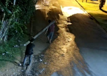 Posadas: robaron postes de luz de un club y terminaron detenidos