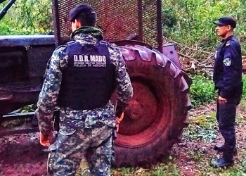 Recuperaron tres tractores más de los robados a una forestal de Mado