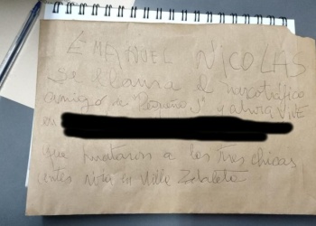 Mientras buscan a “Pequeño J”, hallaron una carta con datos de su posible paradero