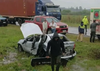 Un bebé murió en un accidente sobre la ruta 14