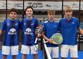 Mundial Junior de Pádel: Con Santino, a la final