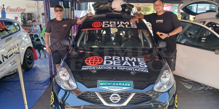 UNA MÁQUINA. El Nissan March de Jambrina, listo para acelerar a pleno. (Gentileza A.Smialkowski)