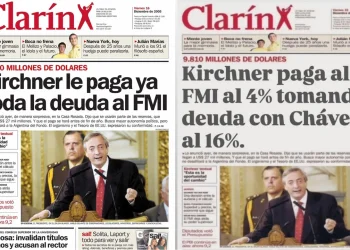 Javier Milei compartió una tapa de diario falsa para criticar al kirchnerismo
