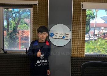 El sueño del pibe: Bautista Benítez jugará en la academia del Barcelona