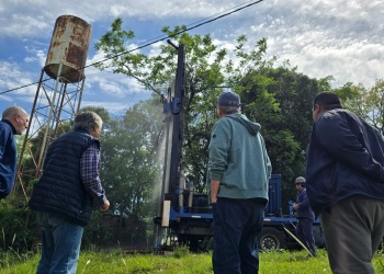 Passalacqua supervisó una obra clave para las familias de Cerro Corá