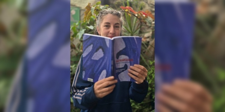 NATURALEZA QUE INSPIRA. La escritora Melina Alzogaray presentará su libro “Acuáticos” en la Biblioteca Popular Posadas.