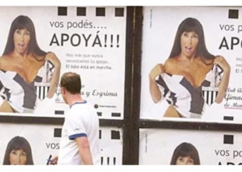 Moria Casán, la hincha más famosa de Gimnasia de Mendoza, el recién ascendido a Primera