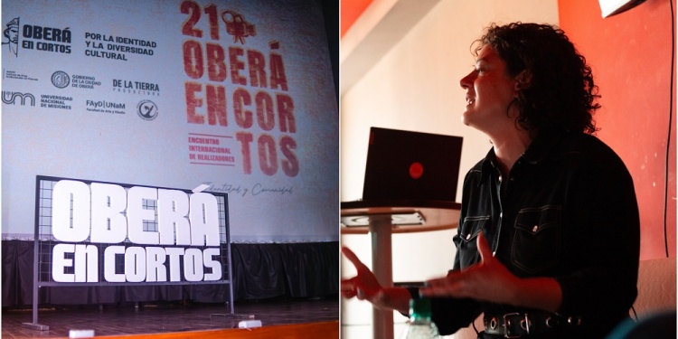 FIGURAS DEL FESTIVAL. El Festival Oberá en Cortos contó con la participación de la cineasta argentina Anahí Berneri quien compartió un espacio de charlas.