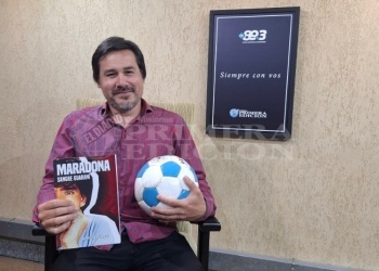 “Maradona: Sangre Guaraní” un libro con historia que sale de gira de la mano de Sergio Alvez