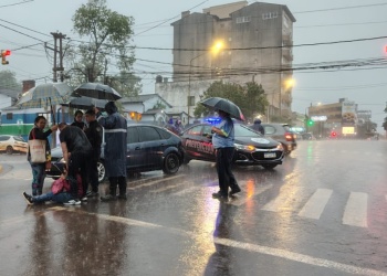 Una mujer resultó herida tras ser atropellada en pleno centro de Oberá