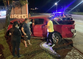 Despiste en la ruta 12: el conductor estaba ebrio pero resultó ileso