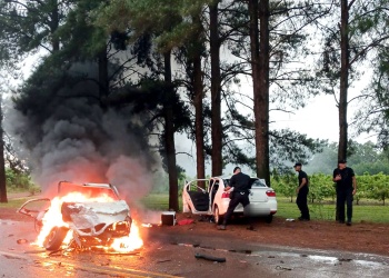 Tragedia en la ruta provincial 1: un muerto y dos heridos en choque frontal