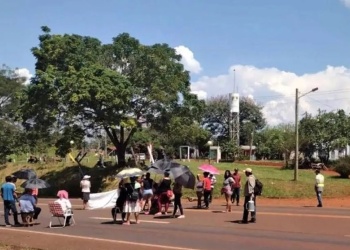 Corte total en la ruta 12: vecinos de Colonia Delicia reclaman por falta de luz y agua