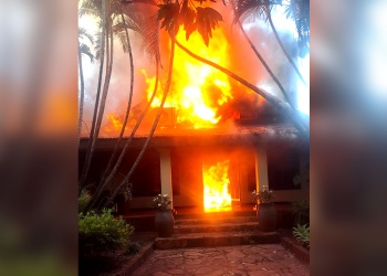 Un hombre logró escapar a tiempo de un incendio en Posadas