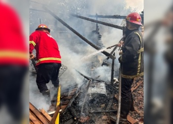 Oberá: Varios daños materiales tras el incendio de una vivienda