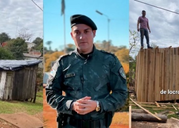 El misionero es solidario: perdió todo pero vecinos y policías le construyeron una casa