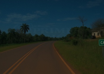 Peatón falleció tras ser atropellado por un auto en paraje Cabure-í